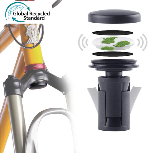 Anti-Theft Bike Mount Bicycle Front Fork Down Tube Bracket for Air Tag Waterproof Tracker Mount Holder Headset Cap Cove for Bike